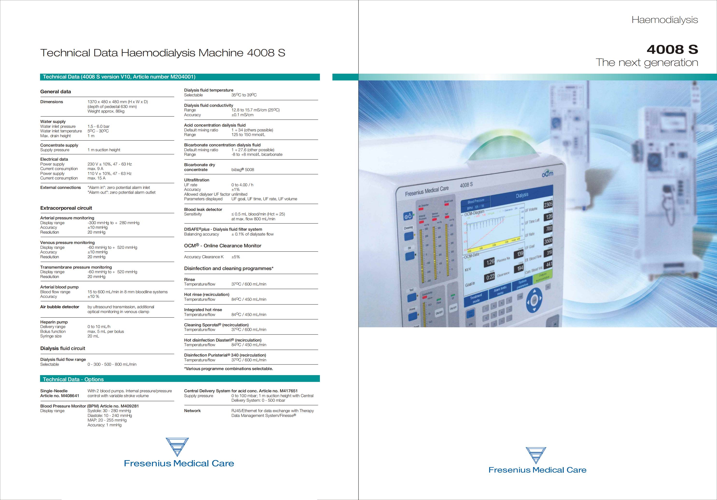 Fresenius hemodialysis machine Blood